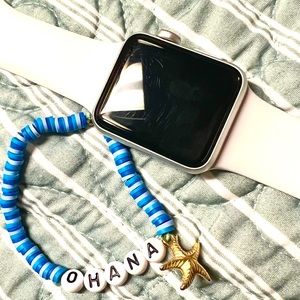 clay bead braclet (stitch disney)